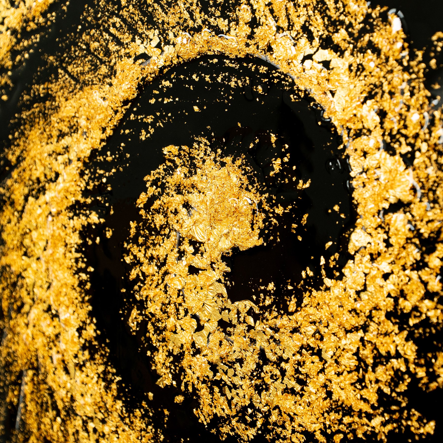 Swirl Collection Noir, détail texture, Thomas Brand