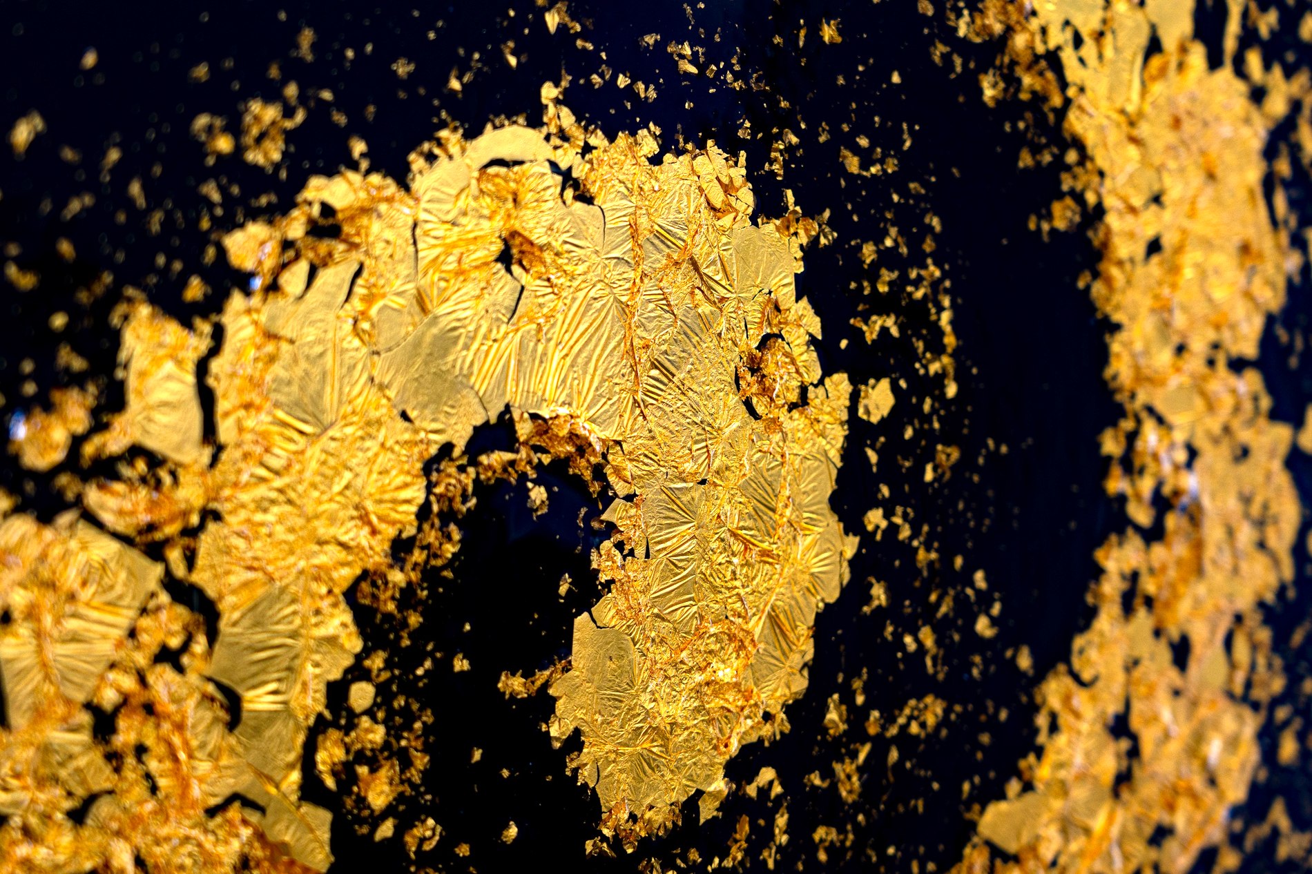 Swirl Collection Or, détail texture, Thomas Brand