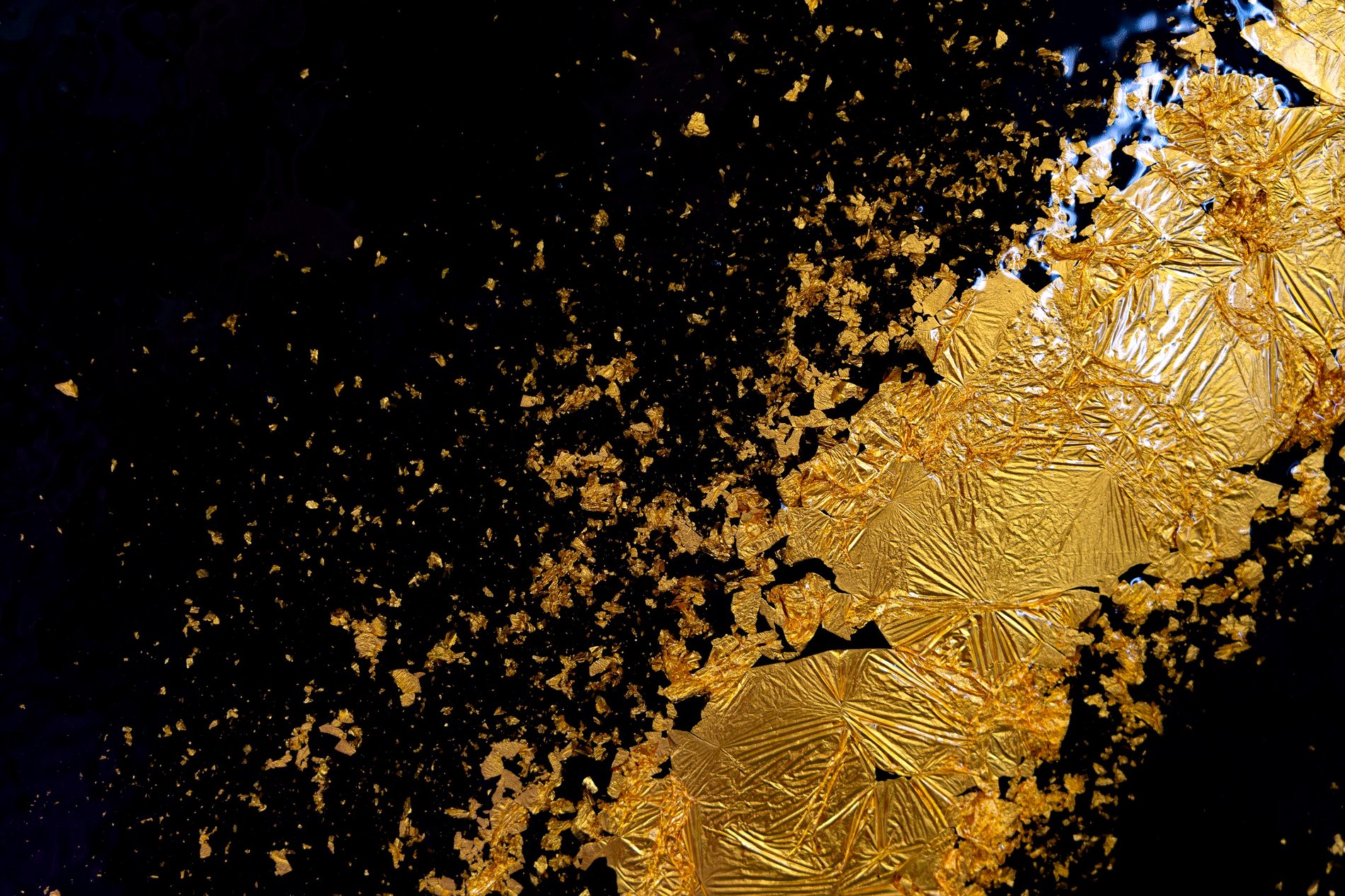 Swirl Collection Or, détail texture, Thomas Brand