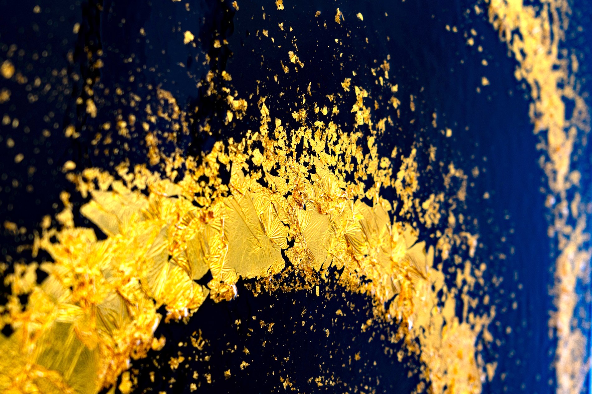 Swirl Collection Or, détail texture, Thomas Brand