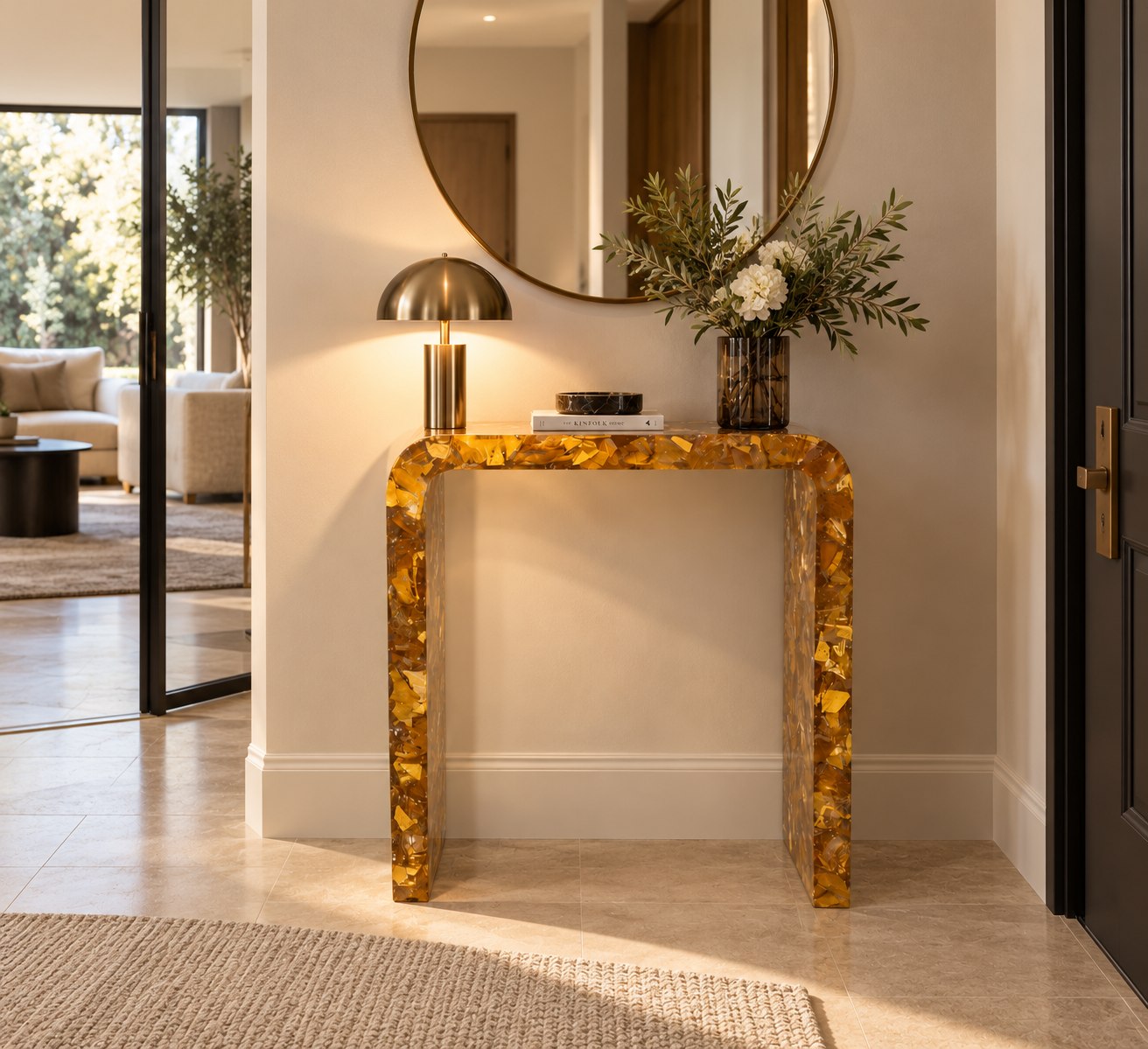 Console de Thomas Brand, en situation