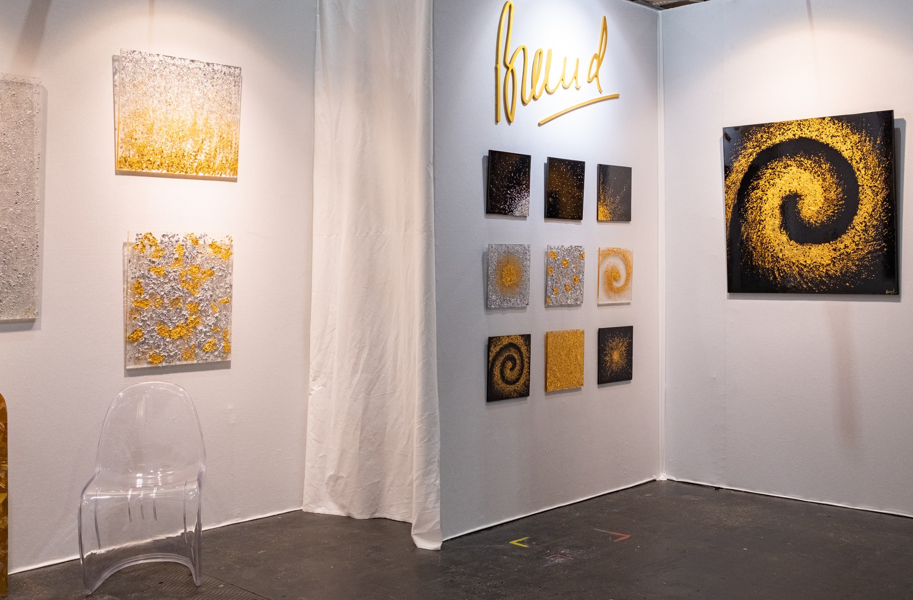 Stand de Thomas Brand au salon Art3F