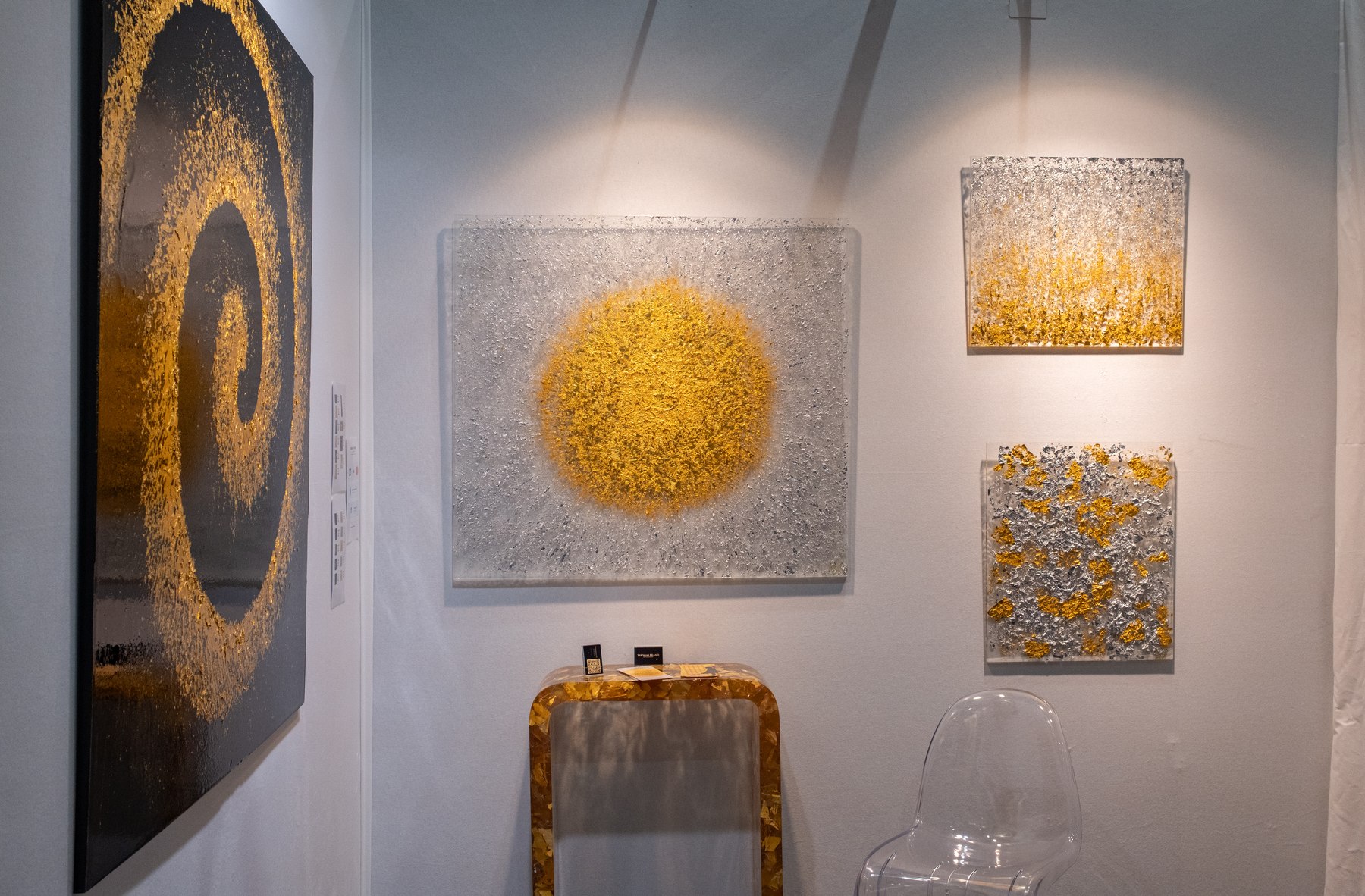 Œuvres de Thomas Brand exposées au salon Art3F