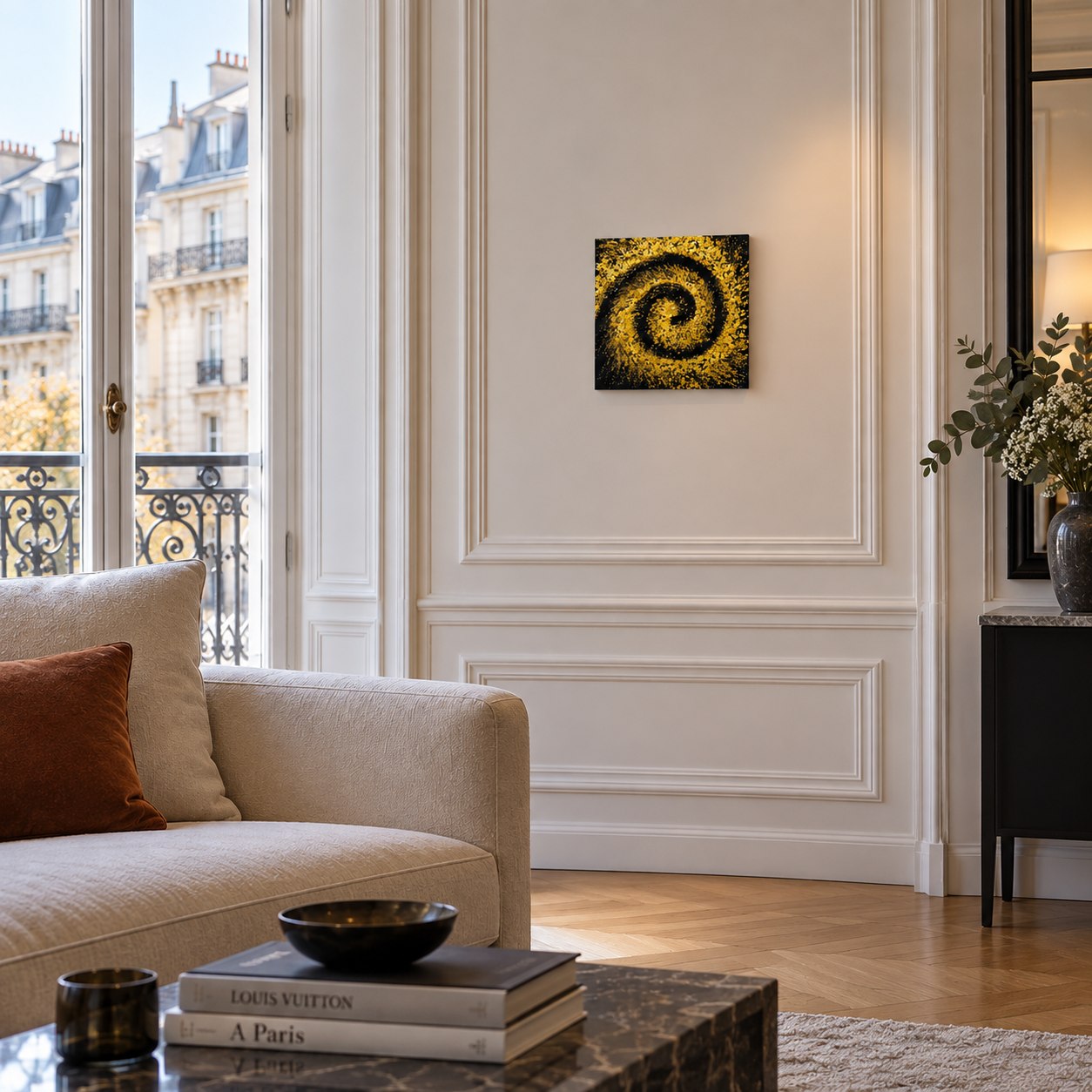 Swirl Collection Noir de Thomas Brand, mise en situation